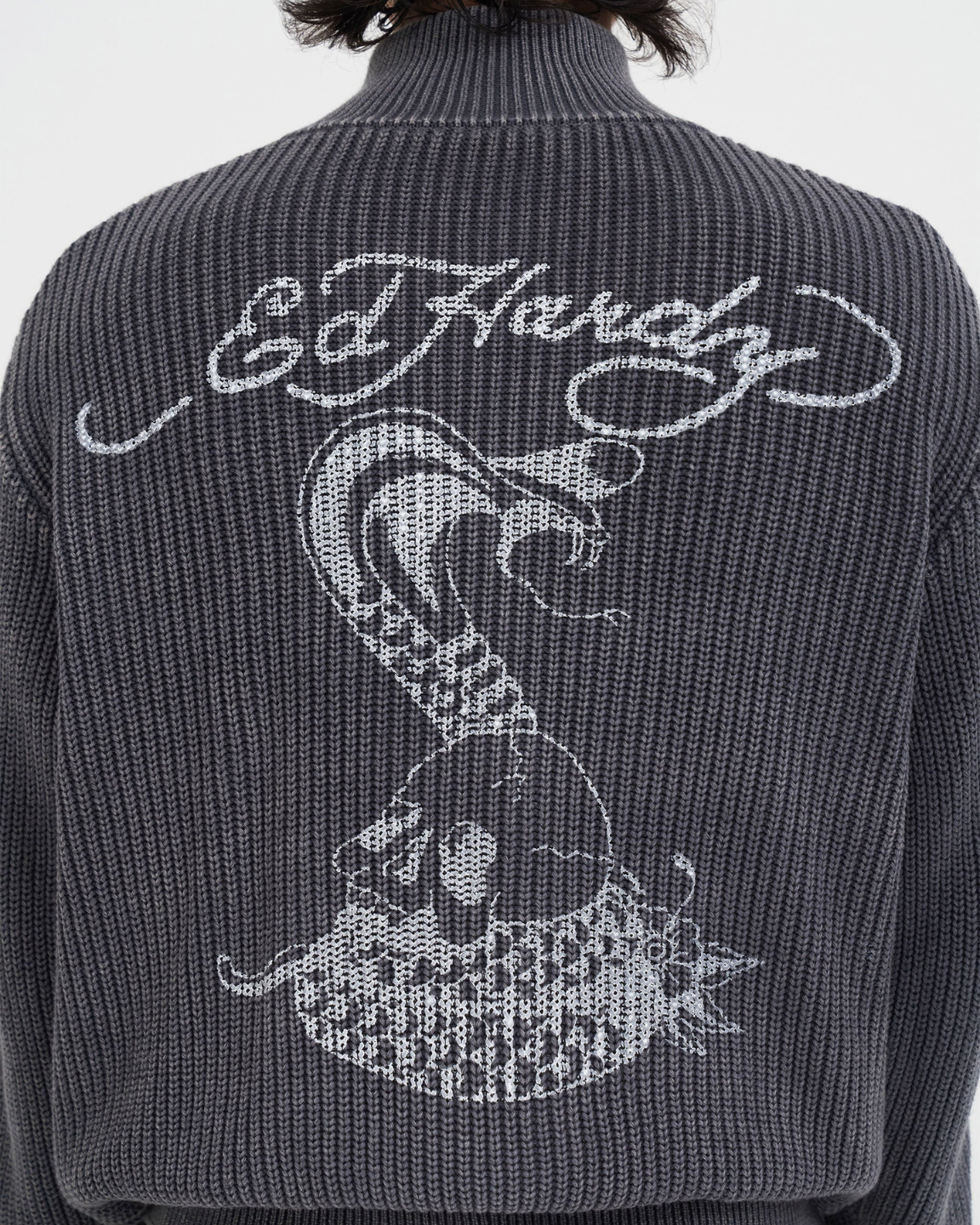 Skull And Snake Zip Thru Jumper