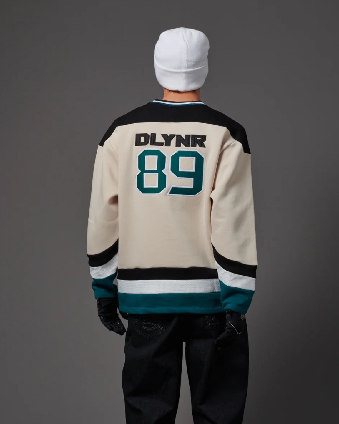 GOAT Hockey Crewneck Beige