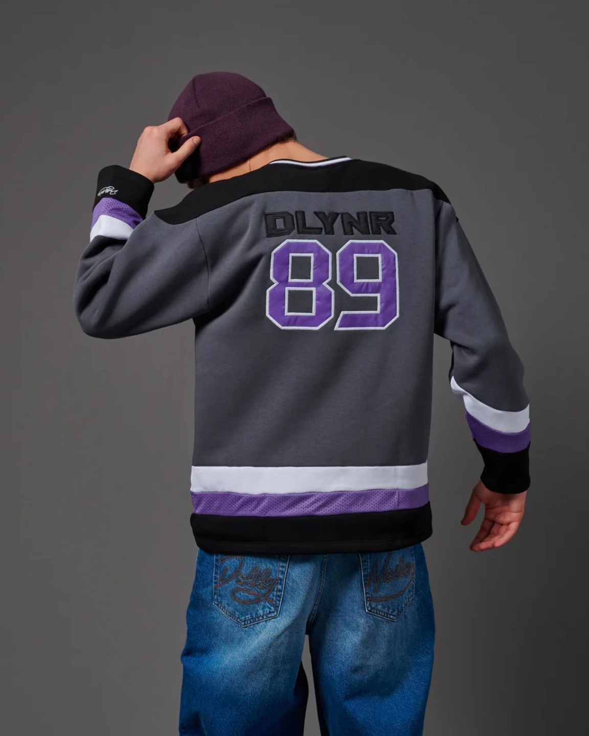 GOAT Hockey Crewneck Grey