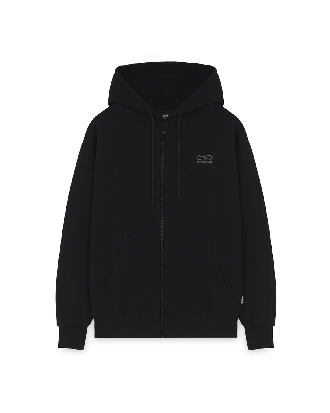 Logo Embroidery Zip Hoodie