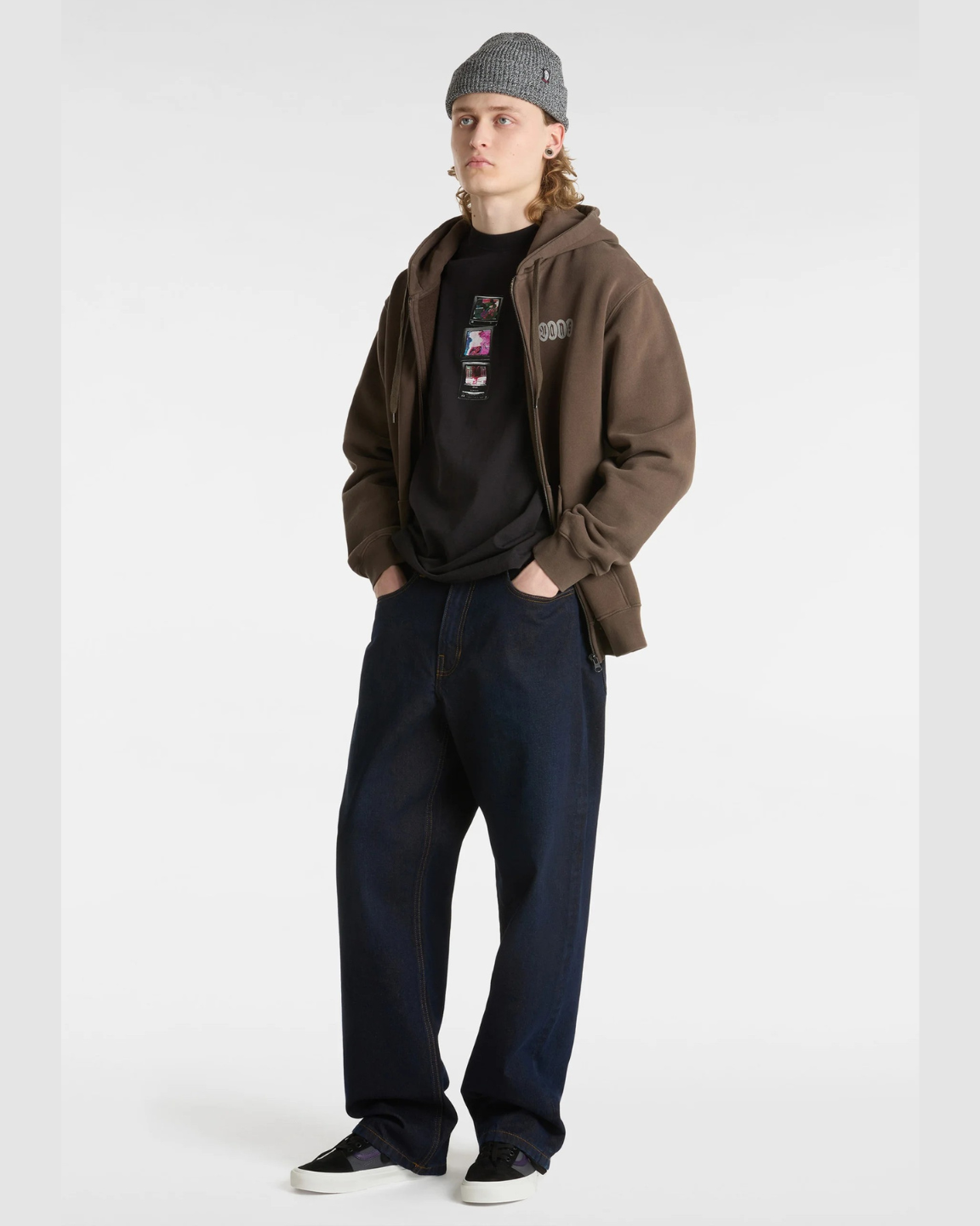 Check 5 Loose Denim