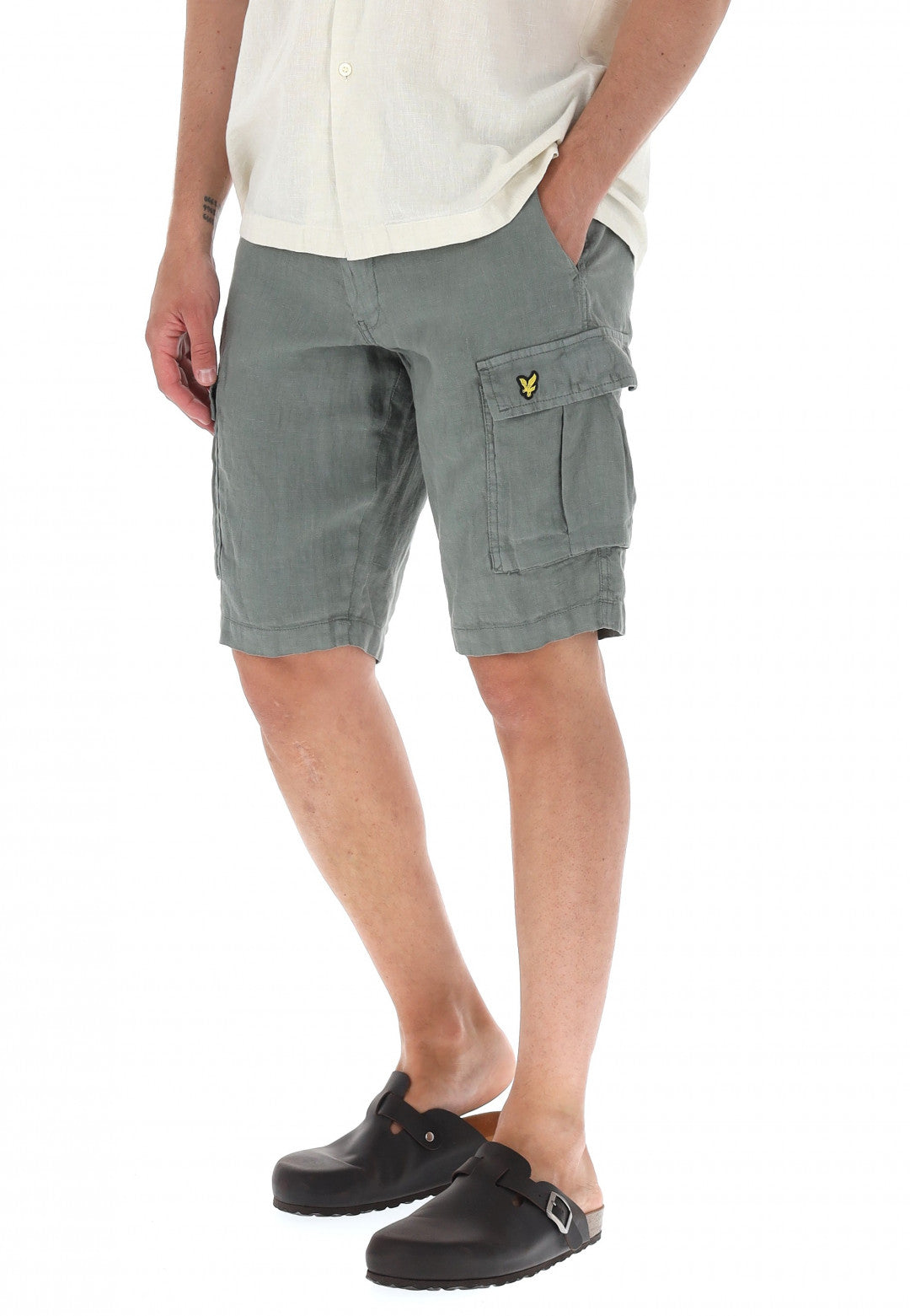 Linen Cargo Short