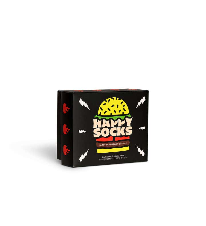 2-Pack Blast Off Burger Socks Gift Set